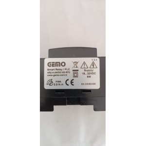 GEMO AR2-A-24VDC-8D-RTC AKILLI RÖLE / PLC BESLEME: 18..32Vdc