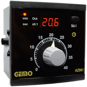 GEMO AZ961-230VAC ANALOG SETLİ ZAMAN RÖLESİ 96*96mm