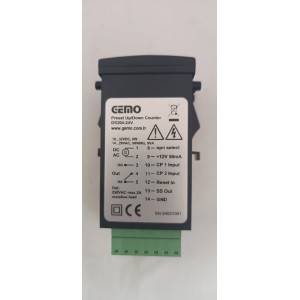 GEMO DS204-24V 4 HANELİ DİJİTAL SAYICI COUNTER BESLEME : 18-32VDC/14-28VAC