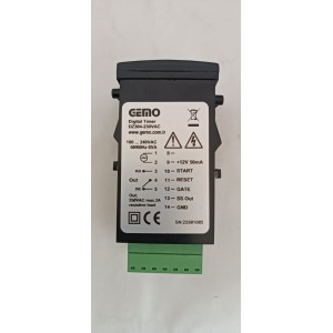 GEMO DZ304-230VAC DİJİTAL ZAMAN RÖLESİ TİMER 48*48mm  110-230VAC