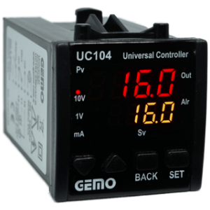 GEMO-UC104-230V-R ÜNİVERSAL KONTROL CİHAZI 48*48mm